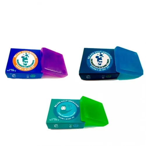 Kit de 3 Jabones Crecimiento Para Barba. Arma tu Kit de Jabones