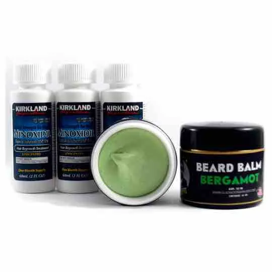 Kit Gran Barbon Minoxidil Con Balsamo | Crecimiento de Barba y Cabello