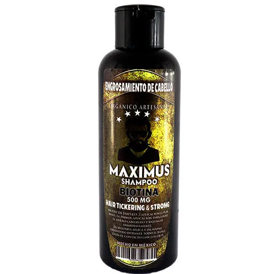 Shampoo Biotina Engrosar y Fortalecimiento – Maximus 500 ml | Vitaminas para Cabello y Uñas